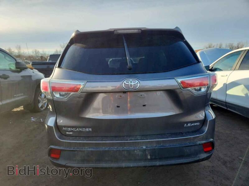 2014 Toyota HIGHLANDER (VIN 5TDBKRFH7ES047891) — фото 6 из 12