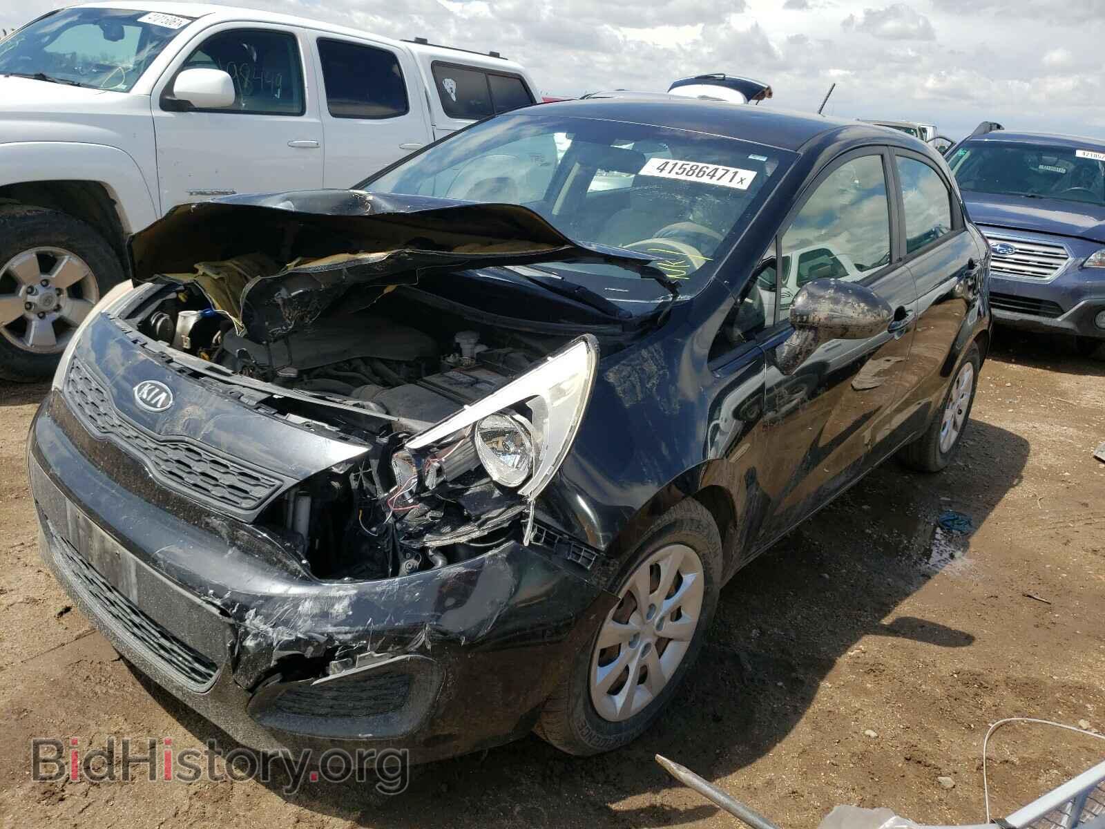 2012 KIA RIO - VIN: KNADM5A33C6040177 - Фото 2
