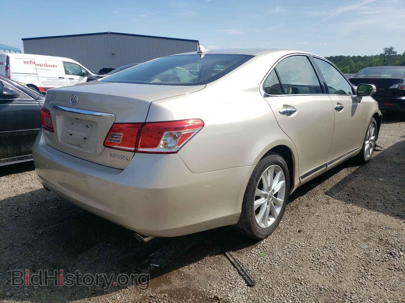 2012 LEXUS ES350 - VIN: JTHBK1EG3C2499561 - Фото 4