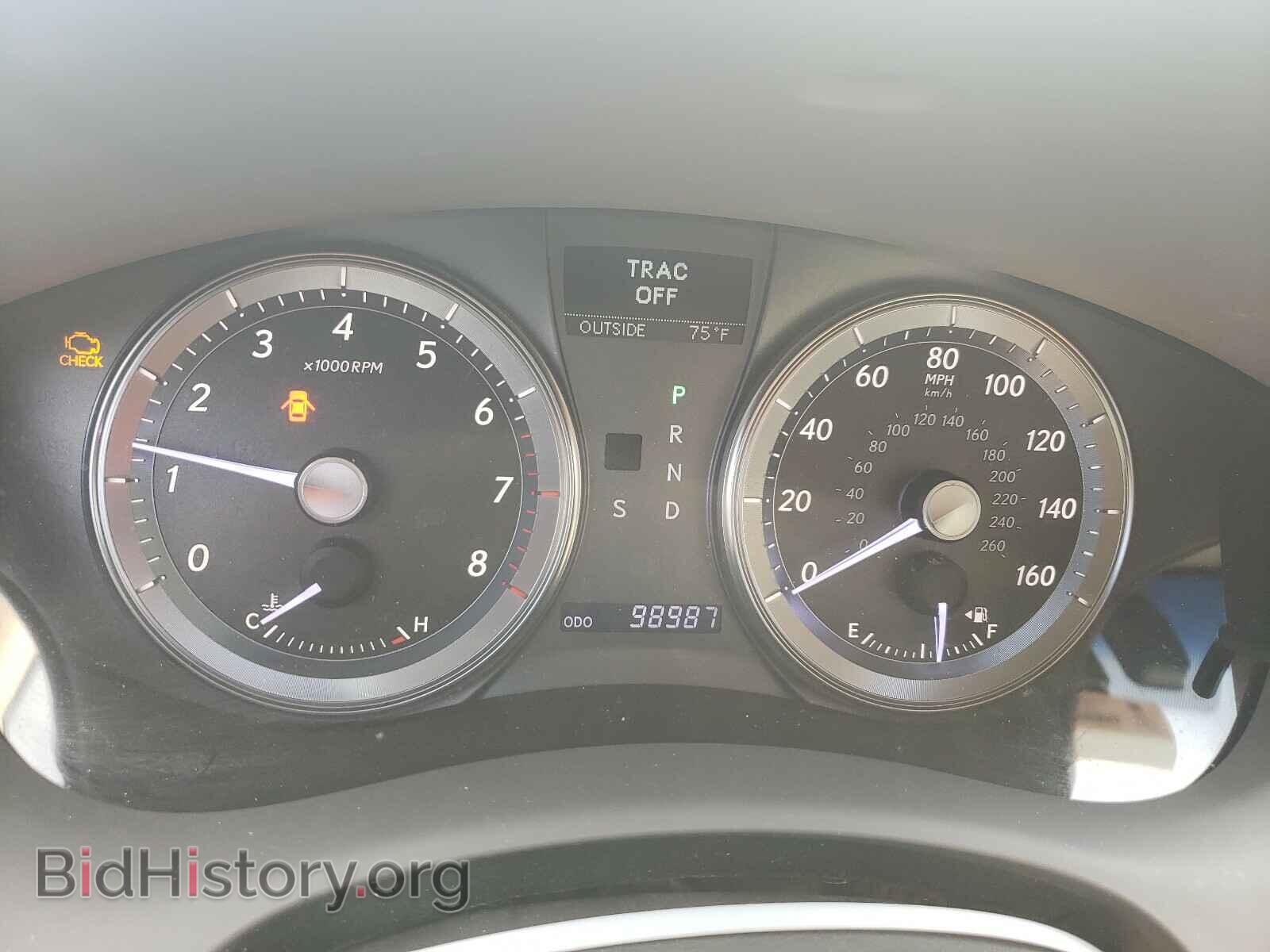 2012 LEXUS ES350 - VIN: JTHBK1EG3C2499561 - Фото 8