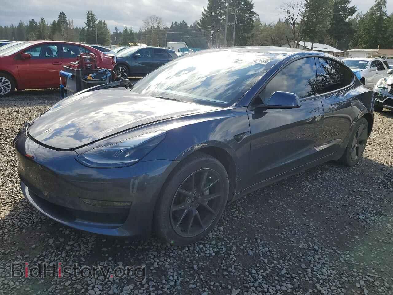 Photo 5YJ3E1EB4NF121265 - TESLA MODEL 3 2022