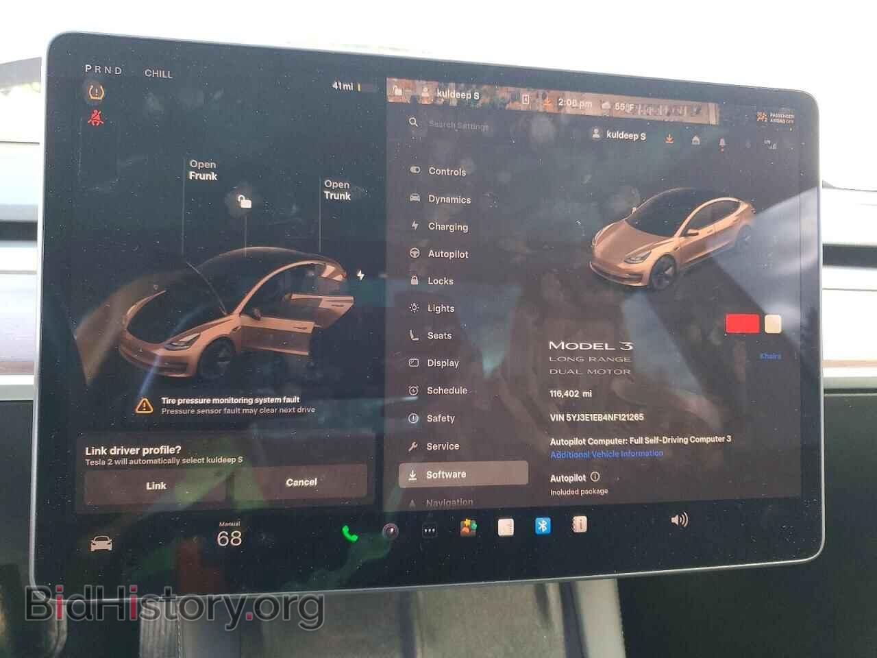 2022 TESLA MODEL 3 - VIN: 5YJ3E1EB4NF121265 - Photo 9