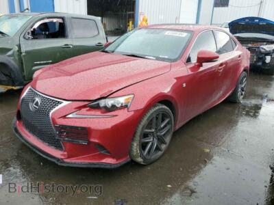 2014 Lexus IS 250, красный — VIN JTHBF1D2XE5015316, Copart