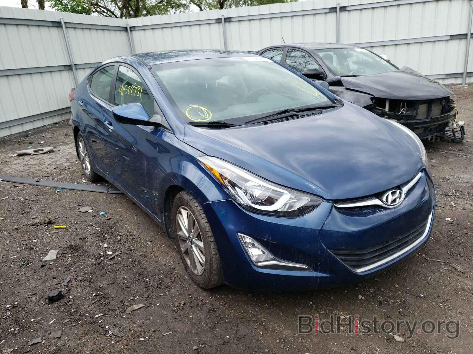 Фотография KMHDH4AE7GU520755 - HYUNDAI ELANTRA 2016