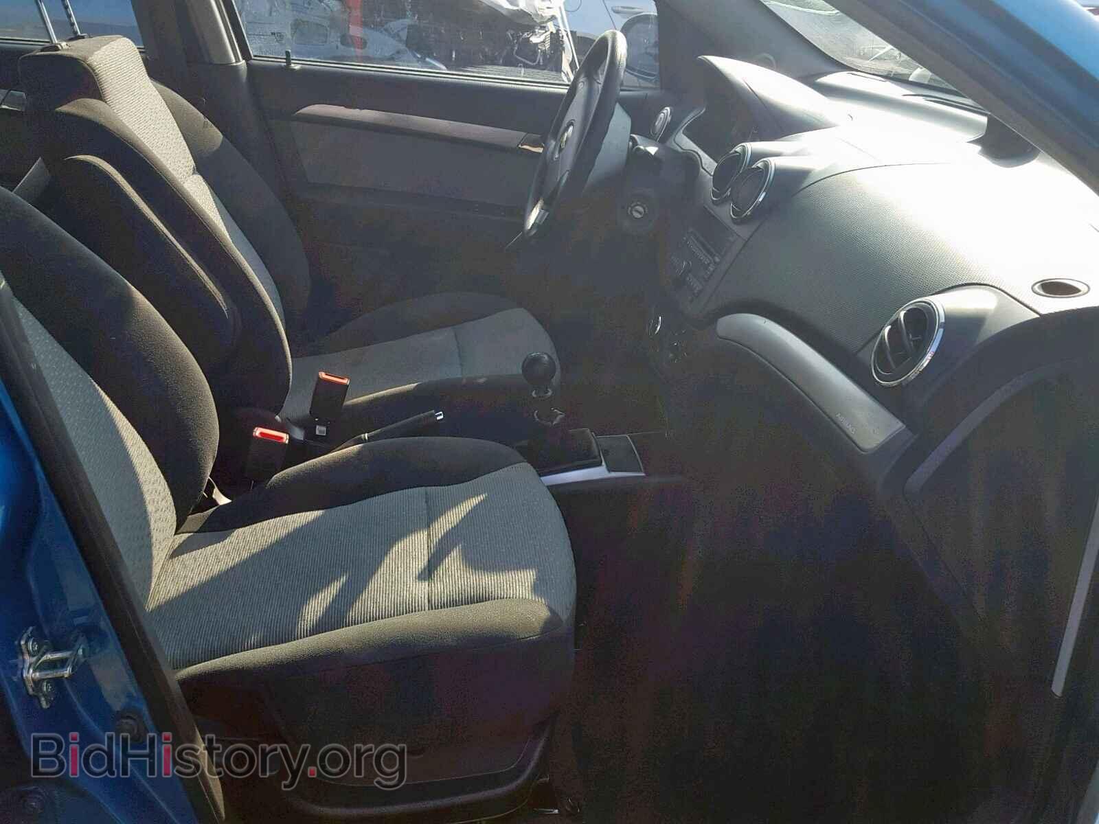 2009 CHEVROLET AVEO - VIN: KL1TG66E89B608050 - Фото 5