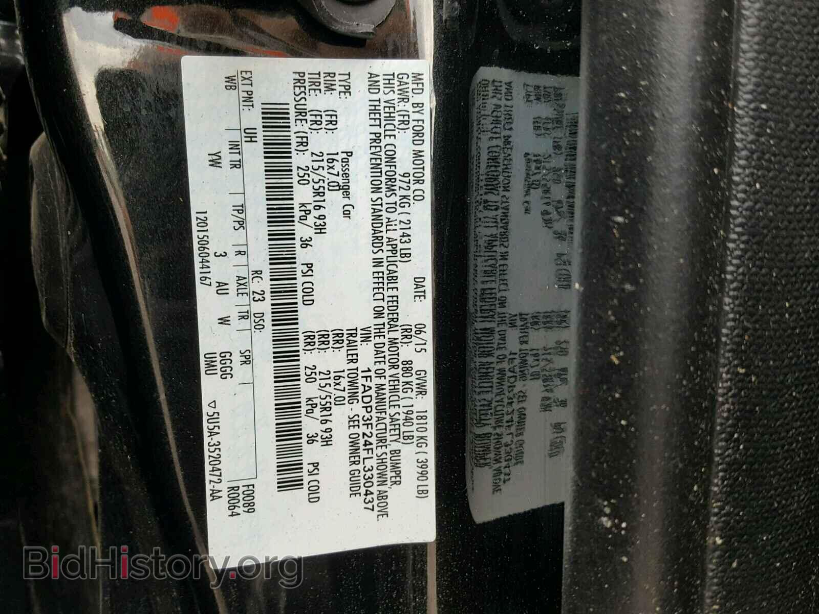 2015 FORD FOCUS - VIN: 1FADP3F24FL330437 - Photo 10