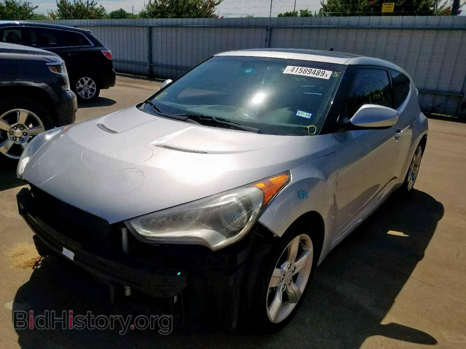 2014 HYUNDAI VELOSTER - VIN: KMHTC6AD2EU188475 - Фото 2
