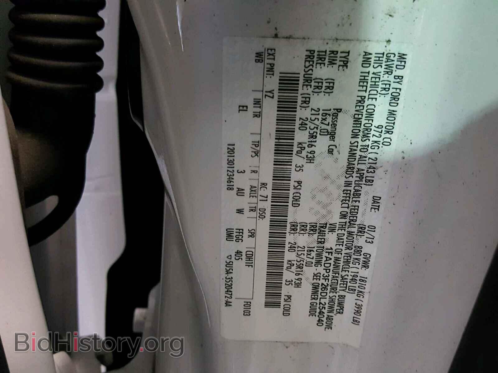 2013 FORD FOCUS - VIN: 1FADP3F26DL254040 - Photo 10