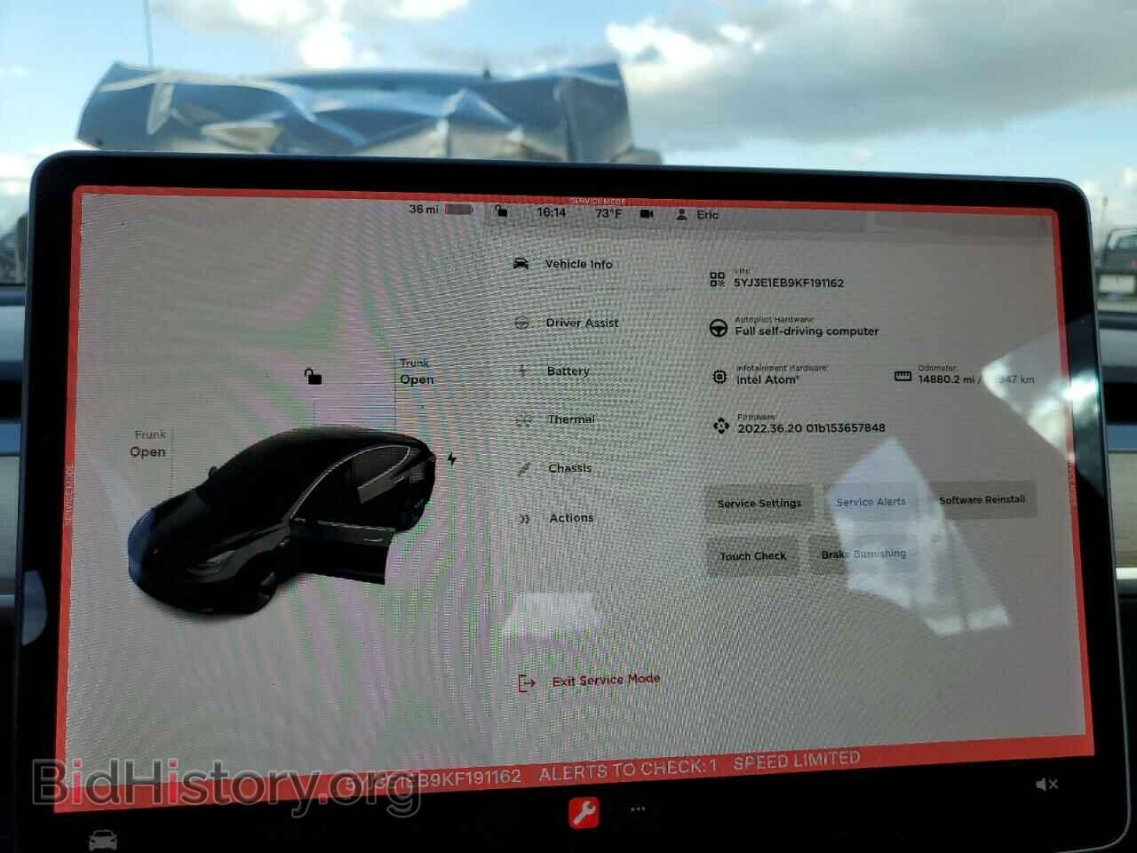 2019 TESLA MODEL 3 - VIN: 5YJ3E1EB9KF191162 - Photo 9