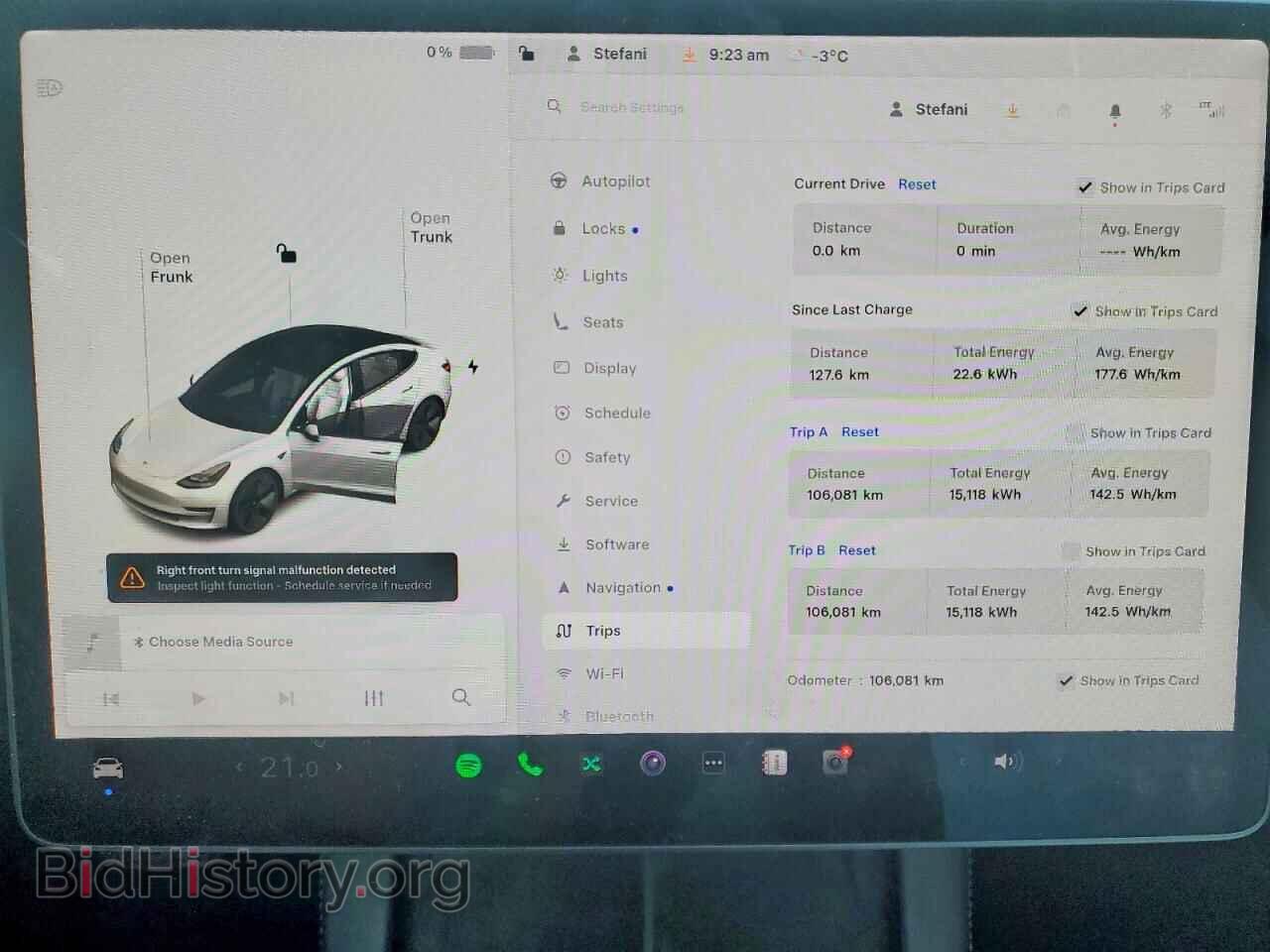 2021 TESLA MODEL 3 - VIN: 5YJ3E1EA3MF031983 - Photo 9