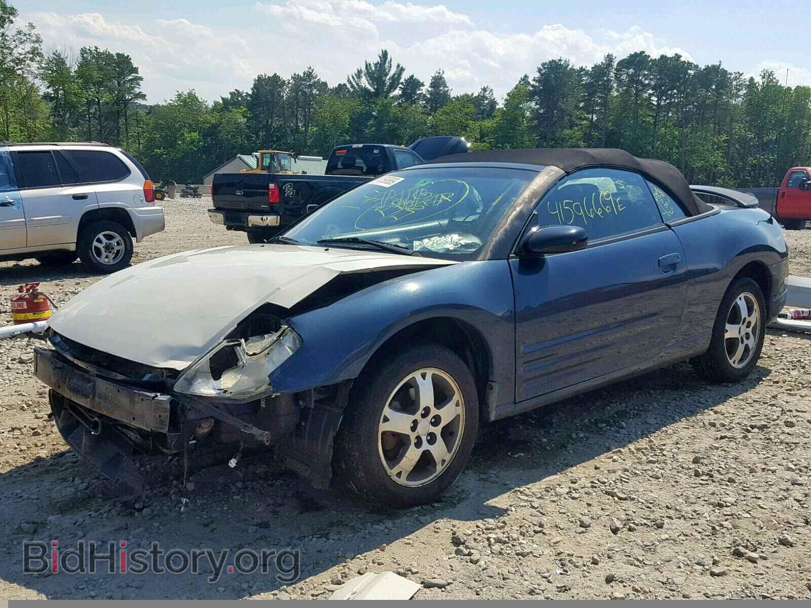 2004 MITSUBISHI ECLIPSE - VIN: 4A3AE45G24E044686 - Фото 2