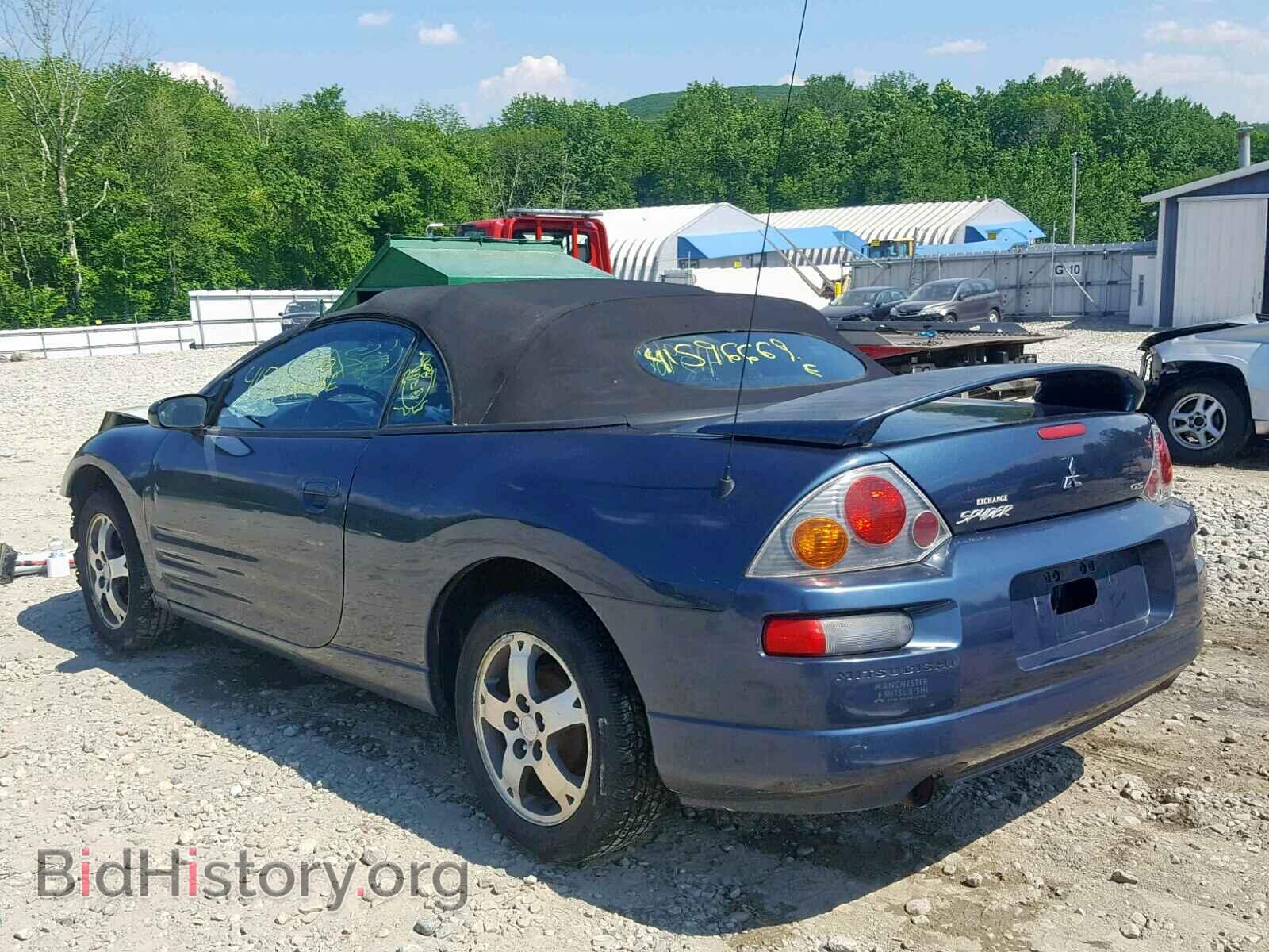 2004 MITSUBISHI ECLIPSE - VIN: 4A3AE45G24E044686 - Фото 3