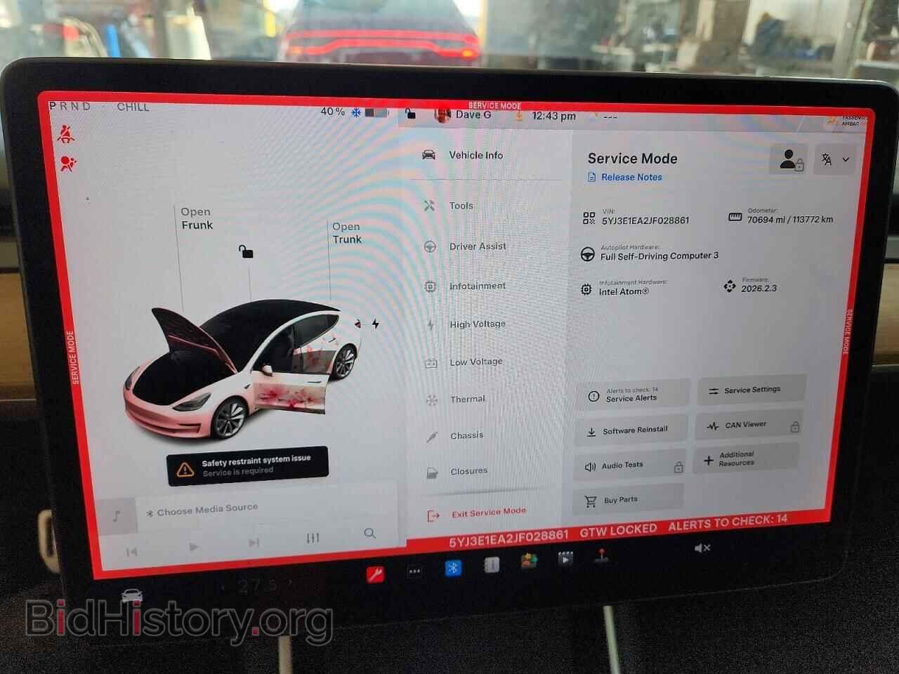 2018 TESLA MODEL 3 - VIN: 5YJ3E1EA2JF028861 - Фото 9