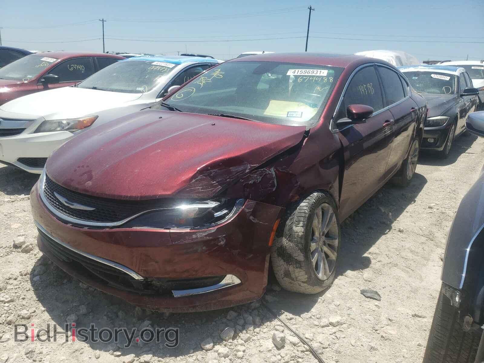 2015 CHRYSLER 200 - VIN: 1C3CCCAB7FN674488 - Фото 2