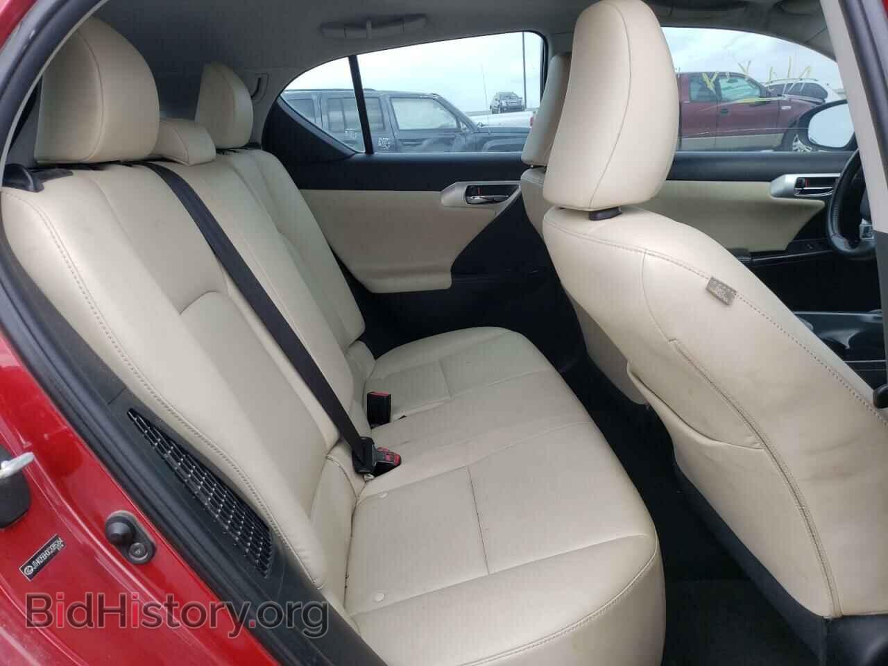 2012 LEXUS CT 200 - VIN: JTHKD5BH0C2085264 - Фото 6