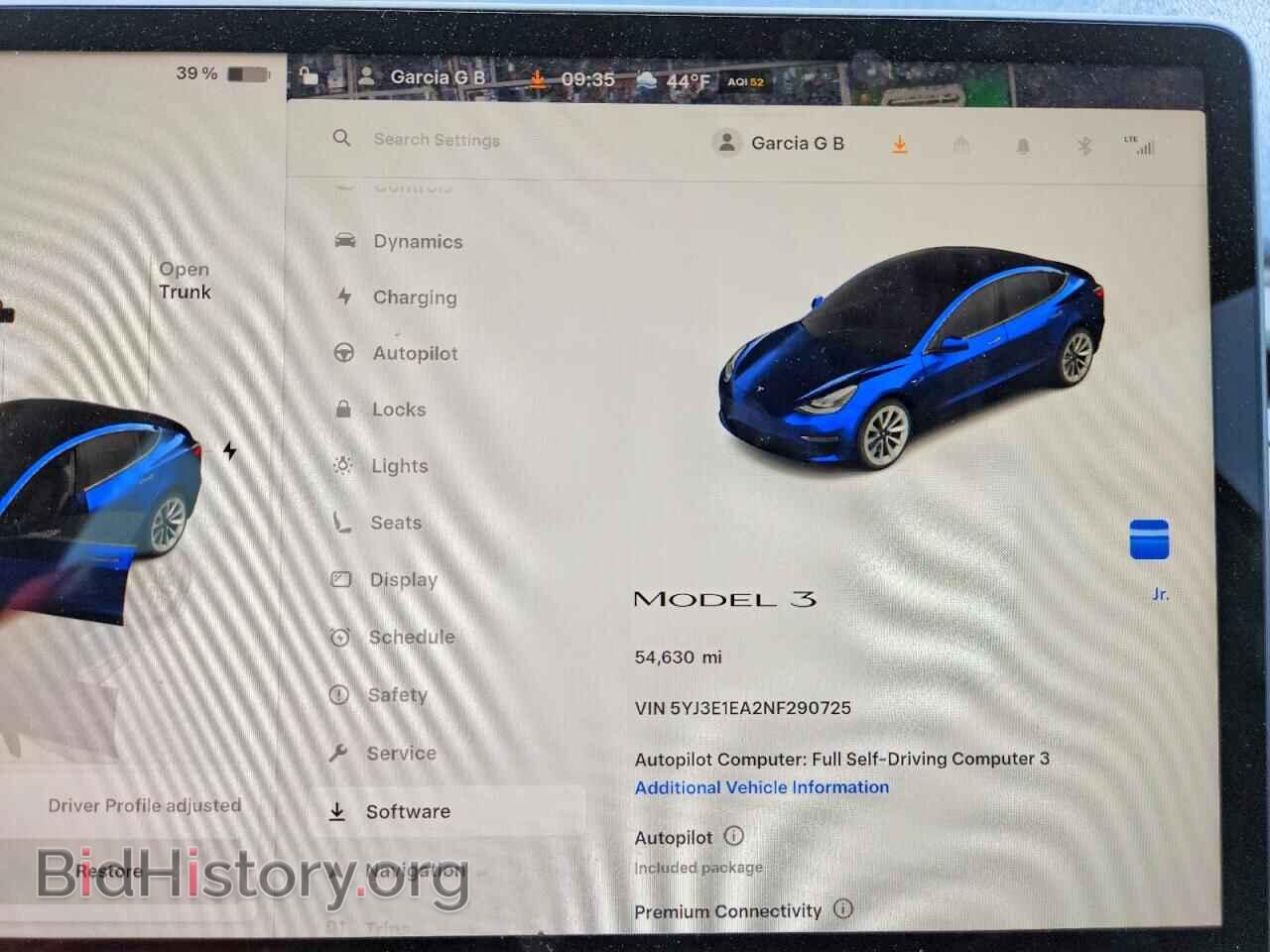 2022 TESLA MODEL 3 - VIN: 5YJ3E1EA2NF290725 - Фото 9