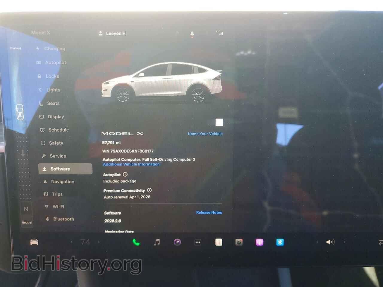 2022 TESLA MODEL X - VIN: 7SAXCDE5XNF360177 - Photo 9