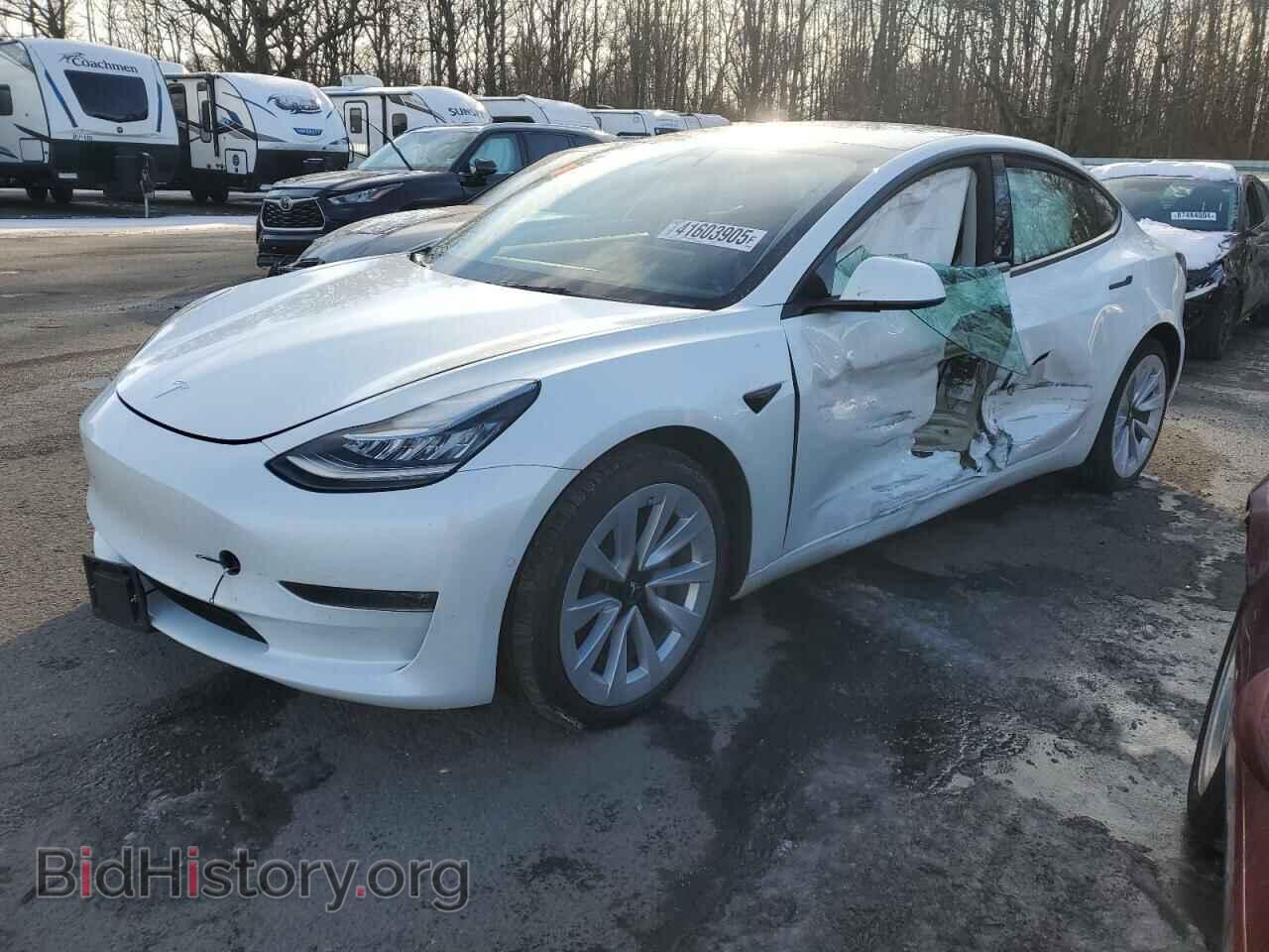 Photo 5YJ3E1EB0NF260809 - TESLA MODEL 3 2022