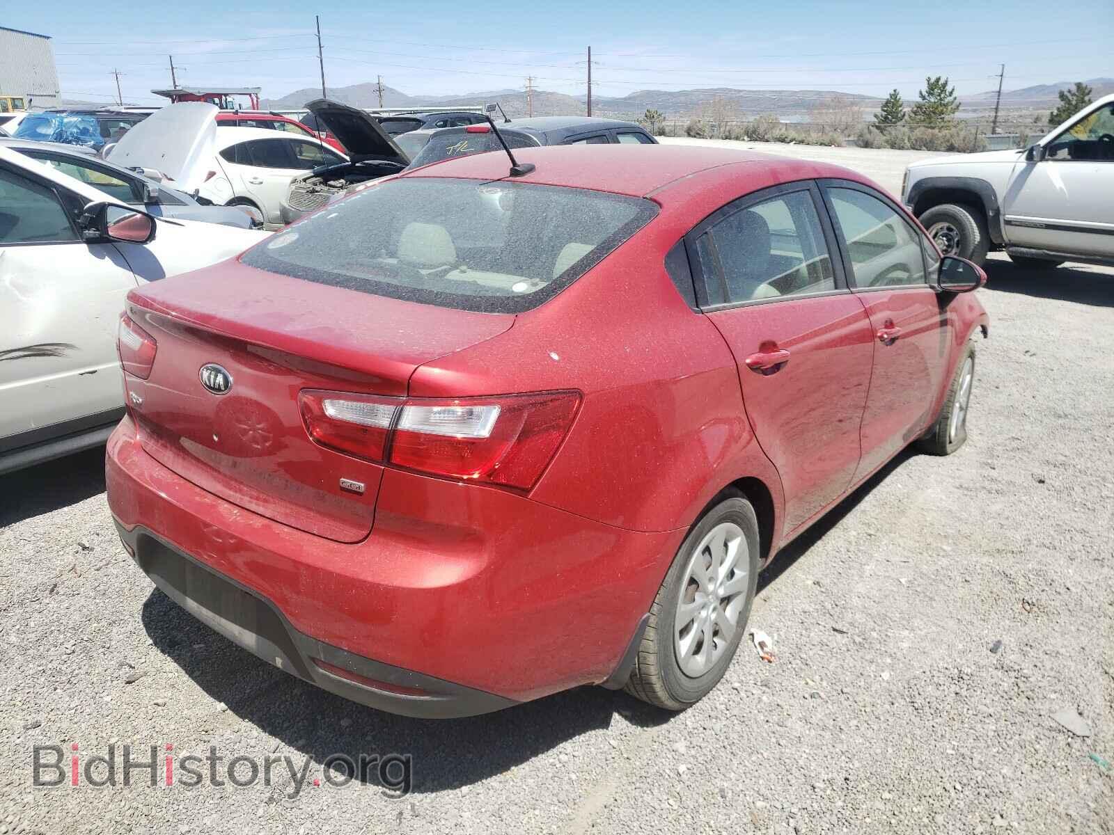 2013 KIA RIO - VIN: KNADM4A39D6295833 - Фото 4