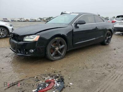 2012 Audi A5 Premium Plus, черный — VIN WAULFAFR7CA010284, Copart