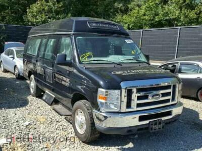 2010 Ford ECONOLINE, black — VIN 1FTNS2EL0ADA75693, Copart
