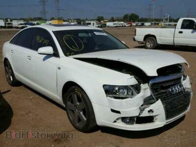 2008 Audi A6, white — VIN WAUDH74F58N155267, Copart