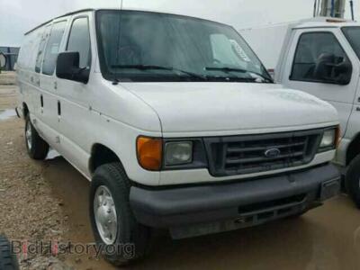 2007 Ford ECONOLINE, белый — VIN 1FTNS24L97DA35381, Copart