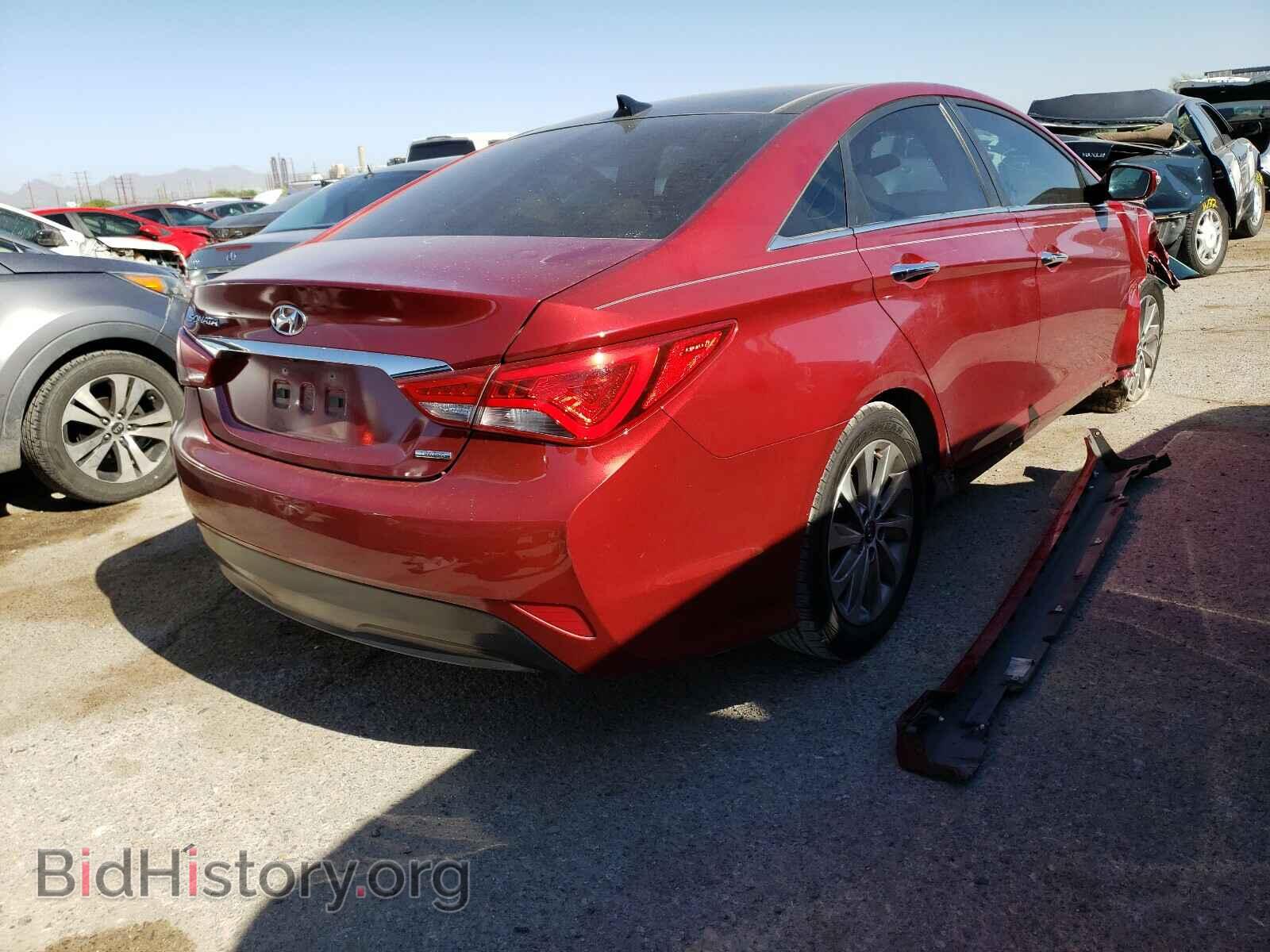 2014 HYUNDAI SONATA - VIN: 5NPEC4AC0EH836852 - Фото 4