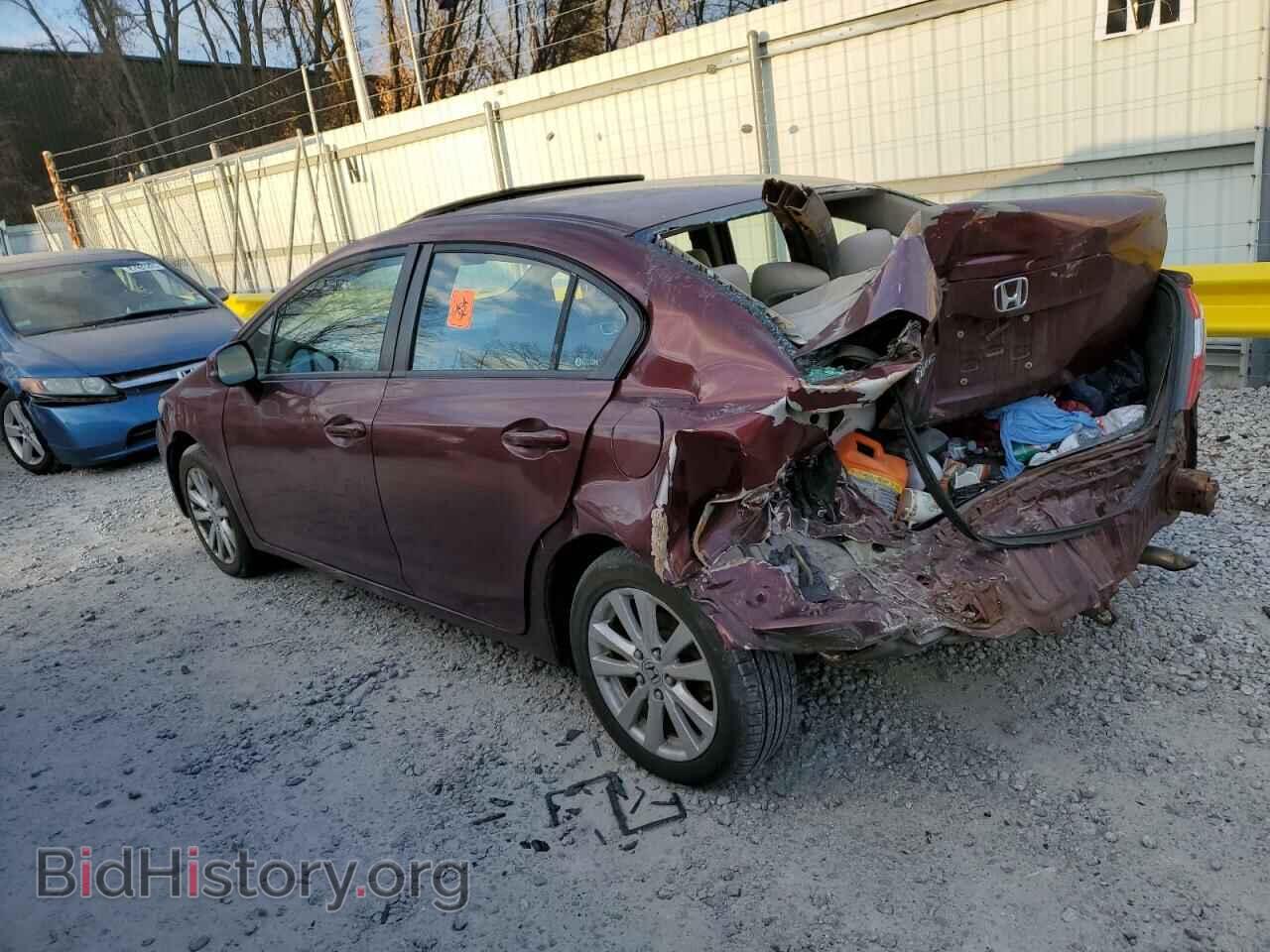 2012 HONDA CIVIC - VIN: 2HGFB2F86CH592714 - Фото 2