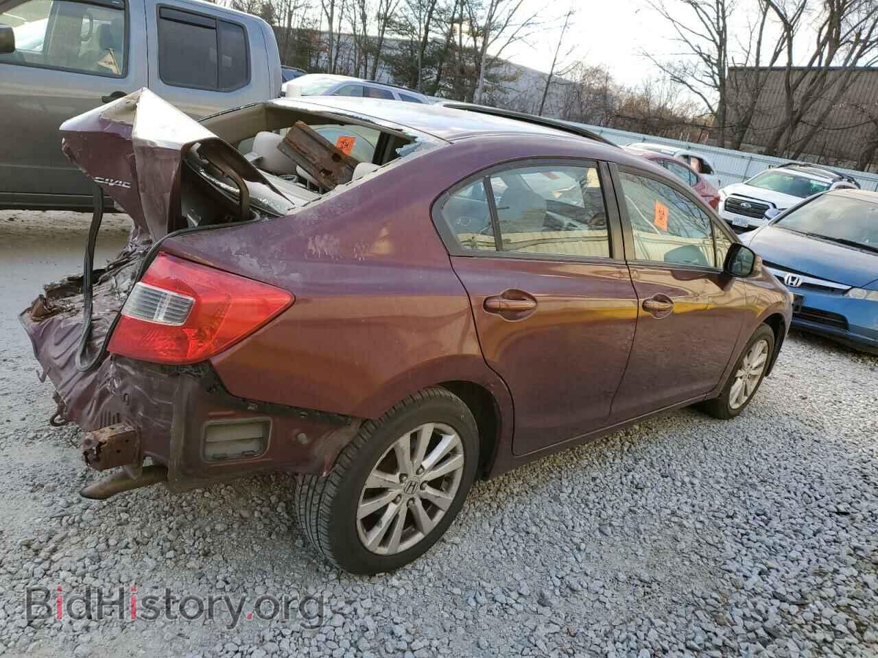 2012 HONDA CIVIC - VIN: 2HGFB2F86CH592714 - Фото 3