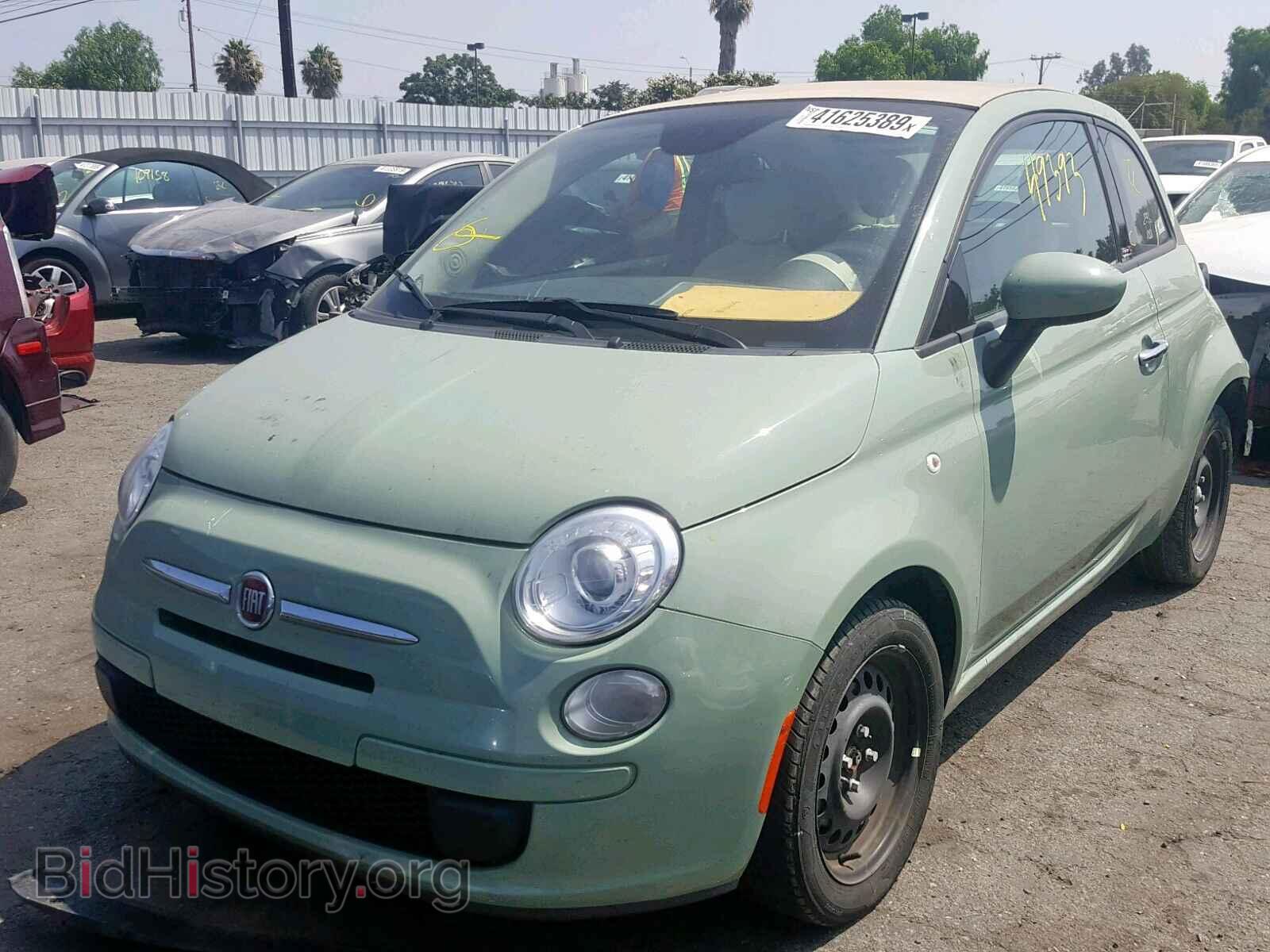 2015 FIAT 500 - VIN: 3C3CFFDR1FT755908 - Фото 2