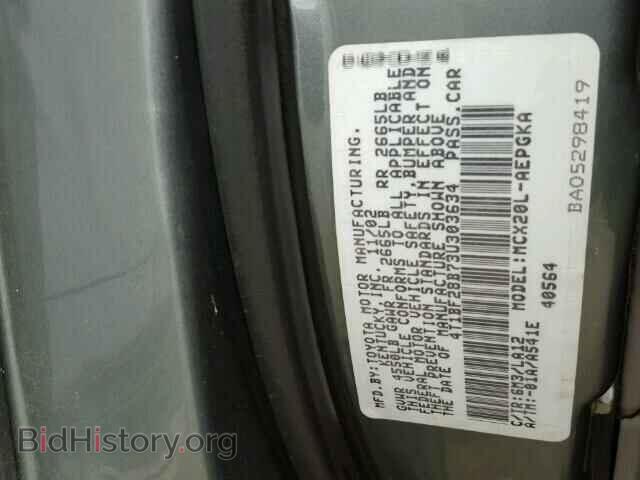 2003 TOYOTA AVALON - VIN: 4T1BF28B73U303634 - Фото 10
