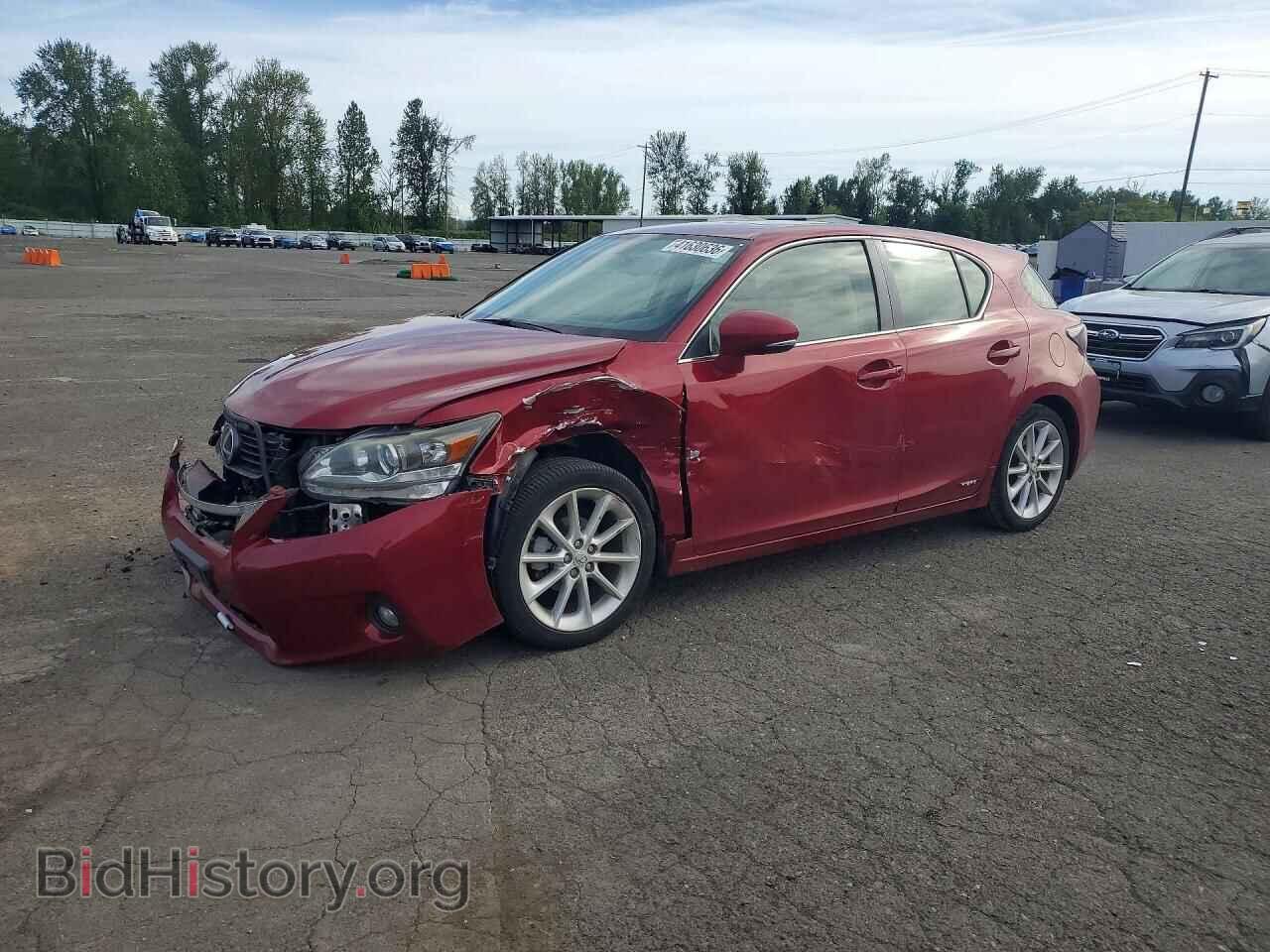 Photo JTHKD5BH2C2121052 - LEXUS CT 200 2012