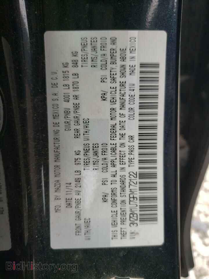2015 MAZDA 3 - VIN: 3MZBM1U79FM172122 - Фото 10