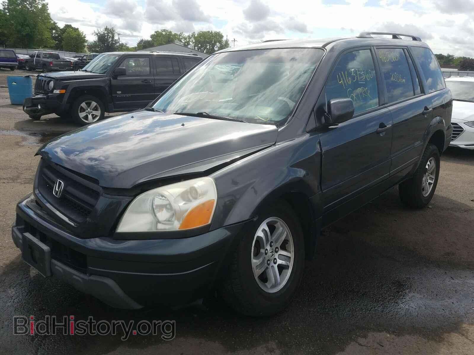 2005 HONDA PILOT - VIN: 2HKYF18445H522557 - Фото 2