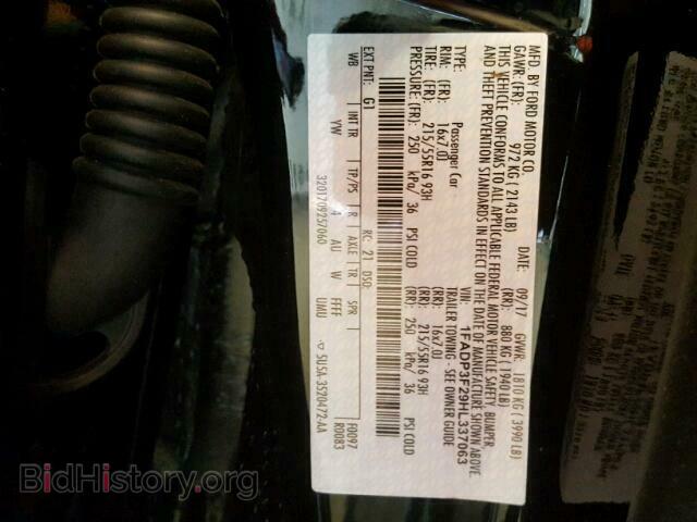 2017 FORD FOCUS - VIN: 1FADP3F29HL337063 - Фото 10