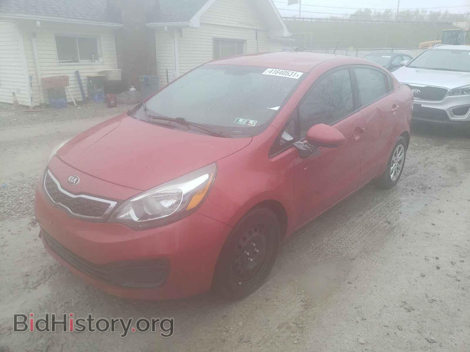 2013 KIA RIO - VIN: KNADN4A38D6147640 - Фото 2