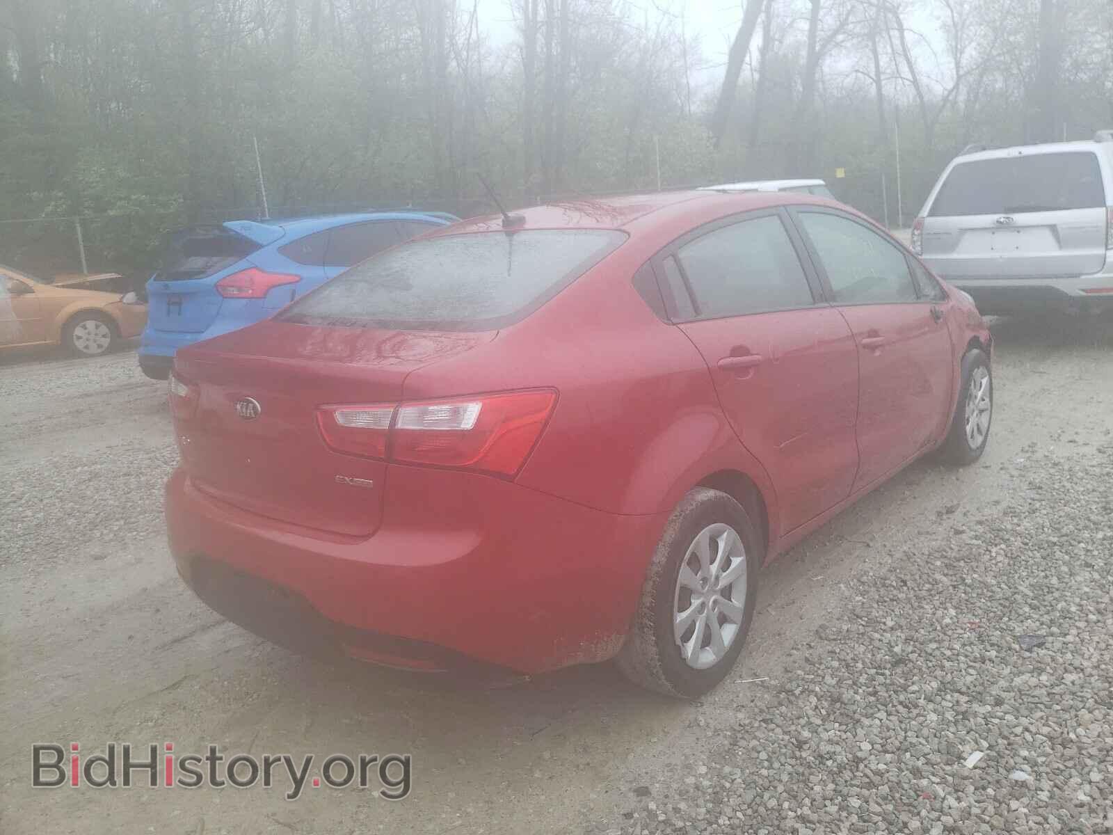 2013 KIA RIO - VIN: KNADN4A38D6147640 - Фото 4