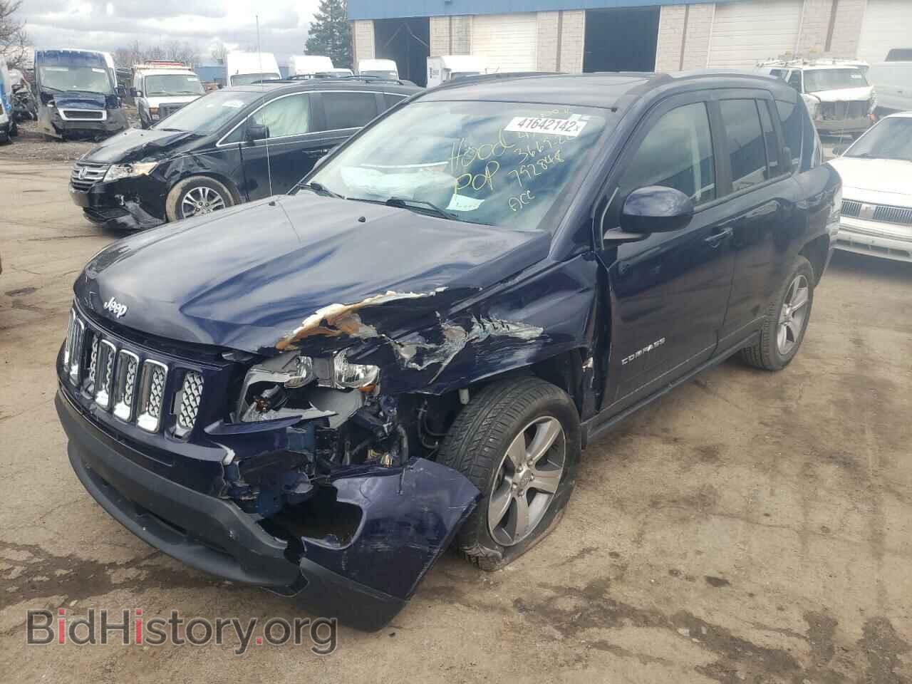 2016 JEEP COMPASS - VIN: 1C4NJCEA5GD792848 - Фото 2