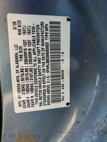 2008 HONDA All Models - VIN: 5FNRL38628B060920 - Фото 13