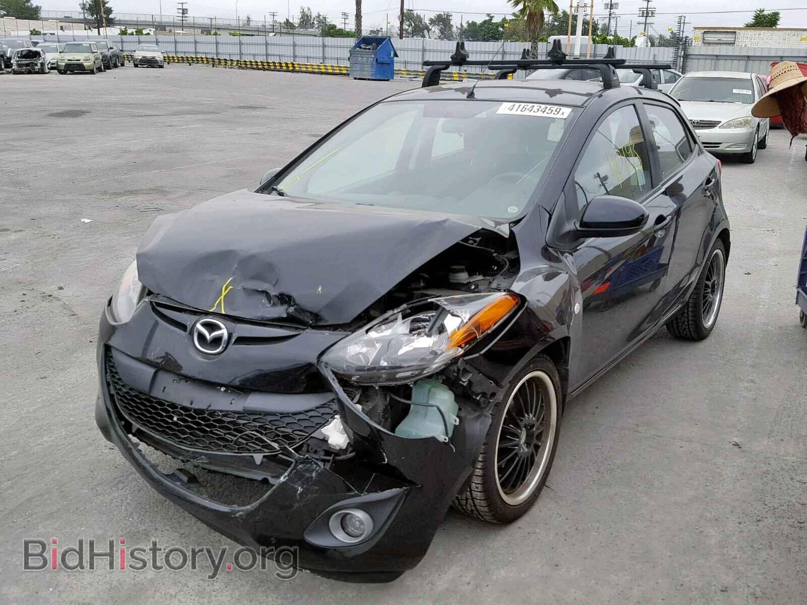 2013 MAZDA 2 - VIN: JM1DE1LZ9D0157504 - Фото 2