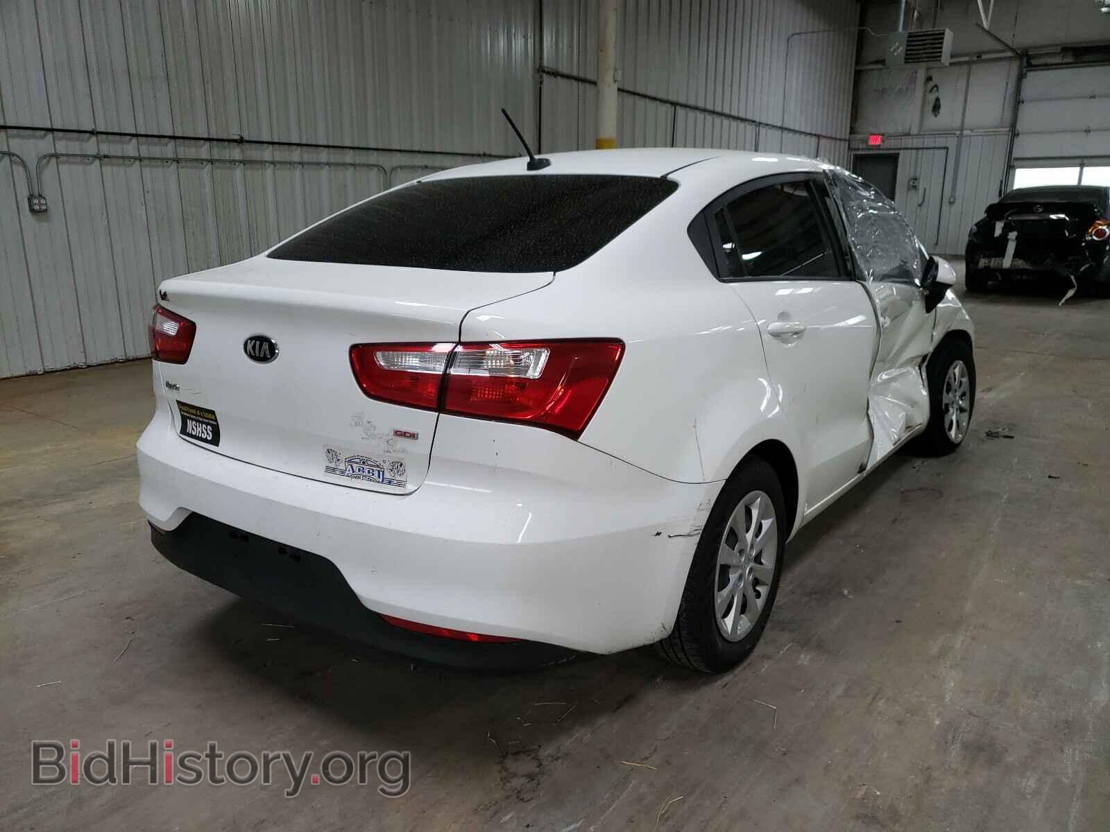 2016 KIA RIO - VIN: KNADM4A39G6000931 - Фото 4