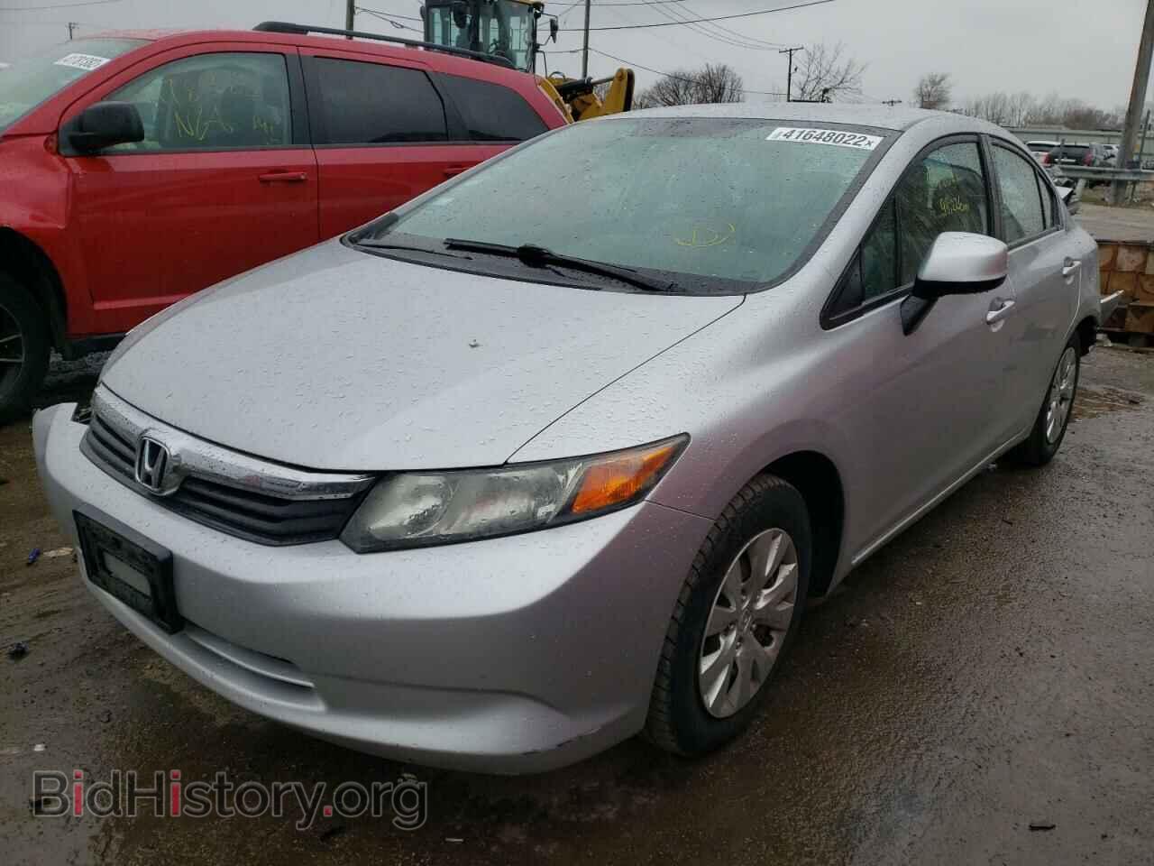 2012 HONDA CIVIC - VIN: 2HGFB2F54CH519735 - Фото 2