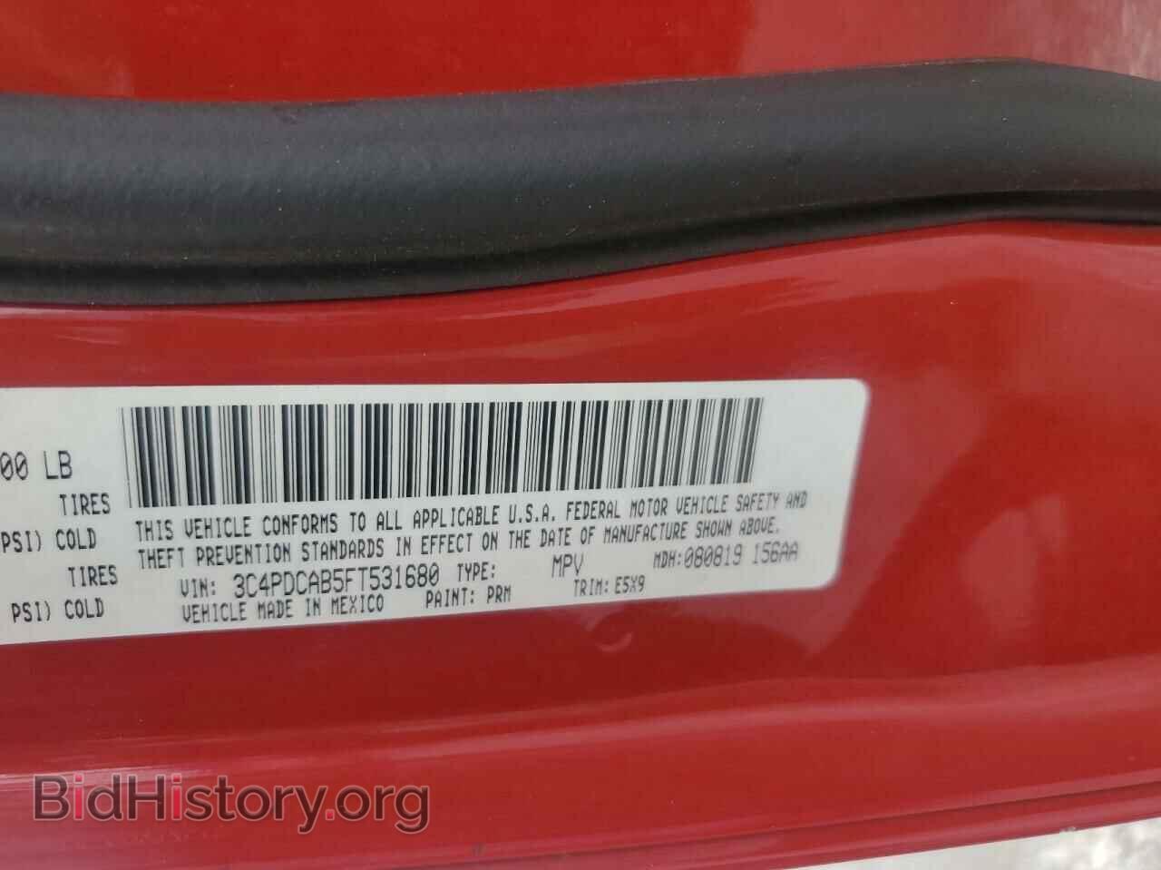 2015 DODGE JOURNEY - VIN: 3C4PDCAB5FT531680 - Фото 10