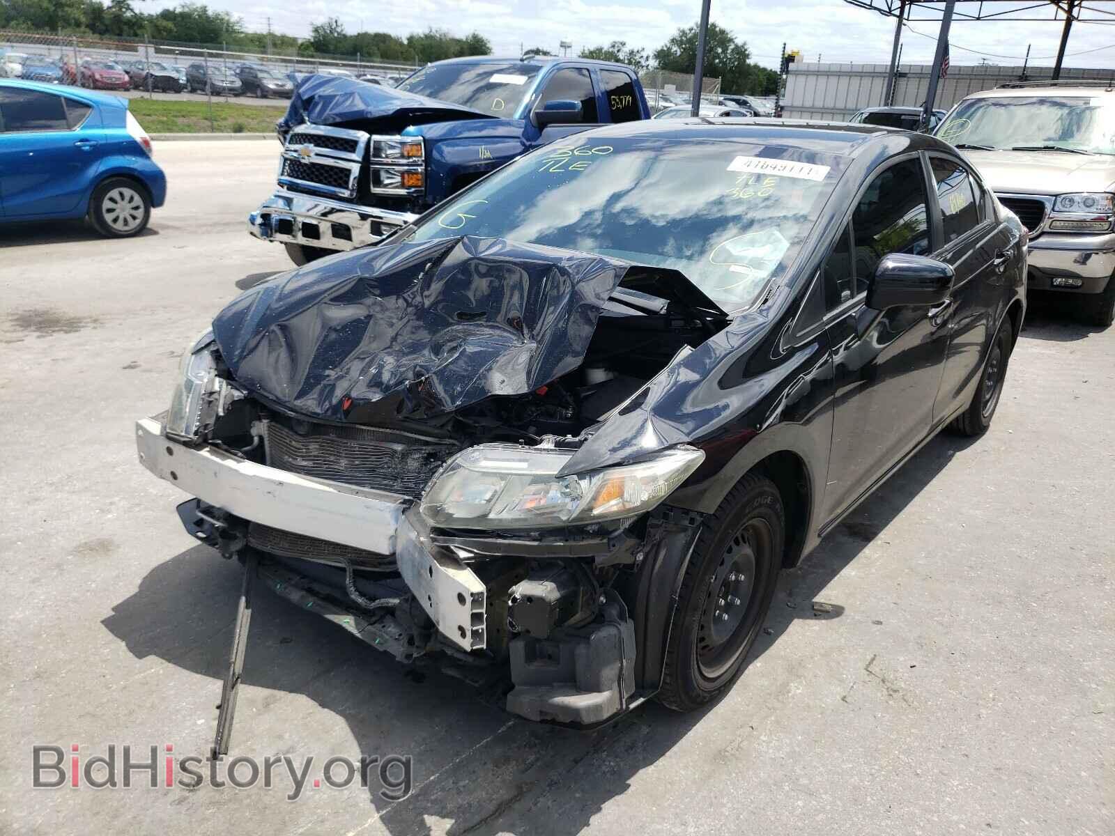 2014 HONDA CIVIC - VIN: 19XFB2F55EE009603 - Фото 2