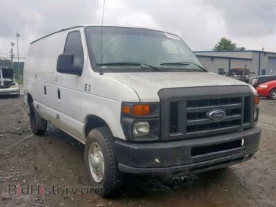 2008 Ford ECONOLINE, white — VIN 1FTNE24W88DA17067, Copart