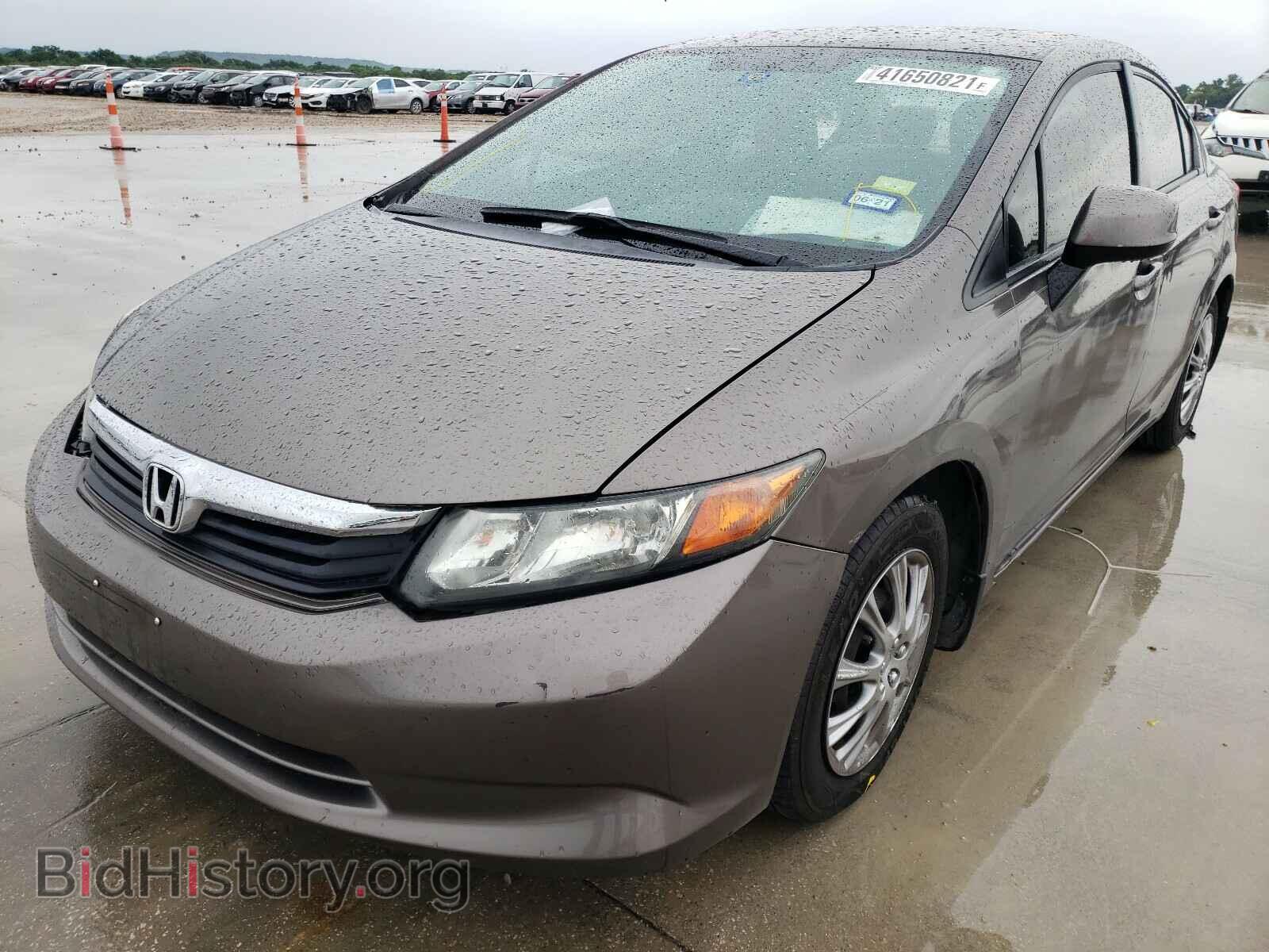 2012 HONDA CIVIC - VIN: 2HGFB2F52CH610065 - Фото 2