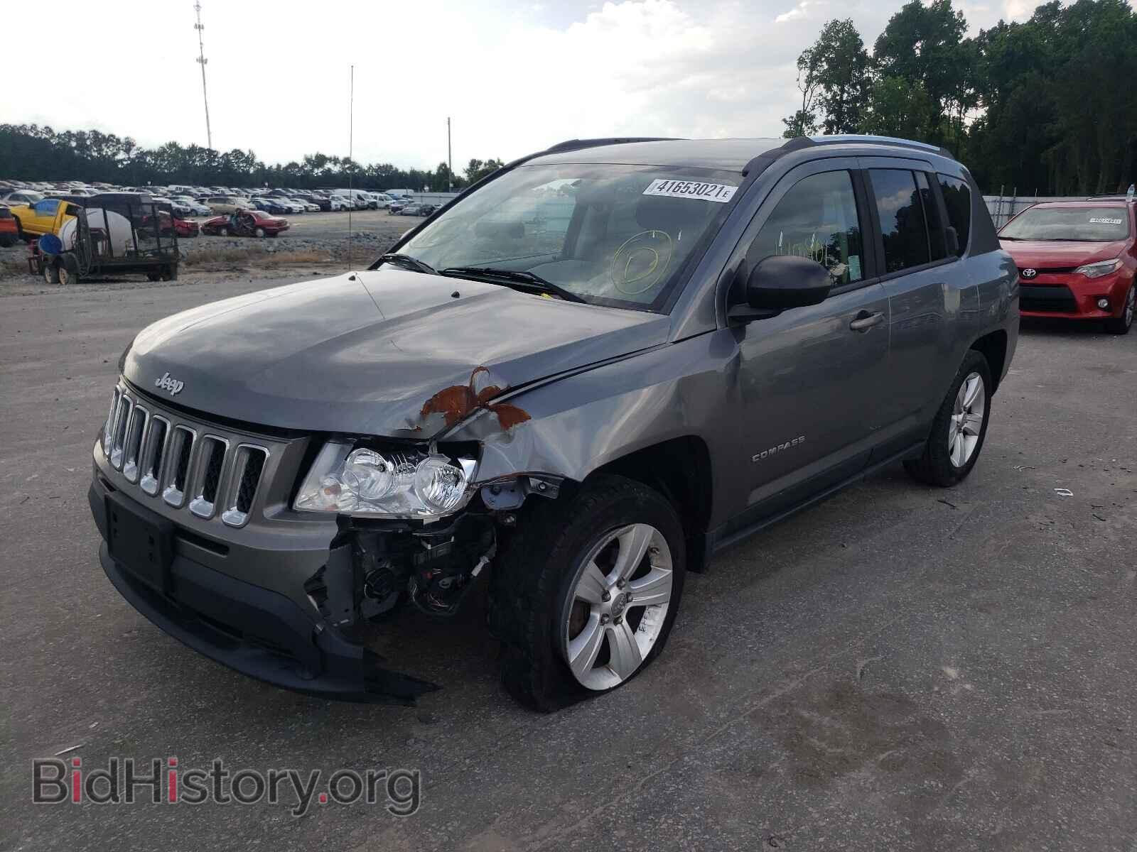 2012 JEEP COMPASS - VIN: 1C4NJCBB7CD639850 - Фото 2