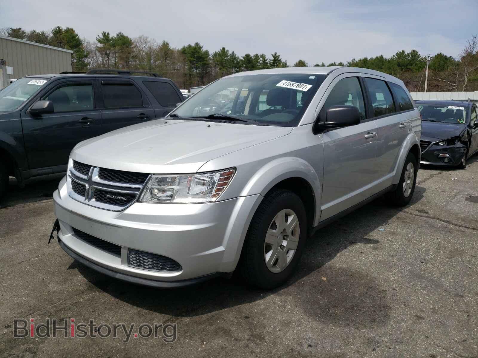 2012 DODGE JOURNEY - VIN: 3C4PDCAB8CT205464 - Фото 2