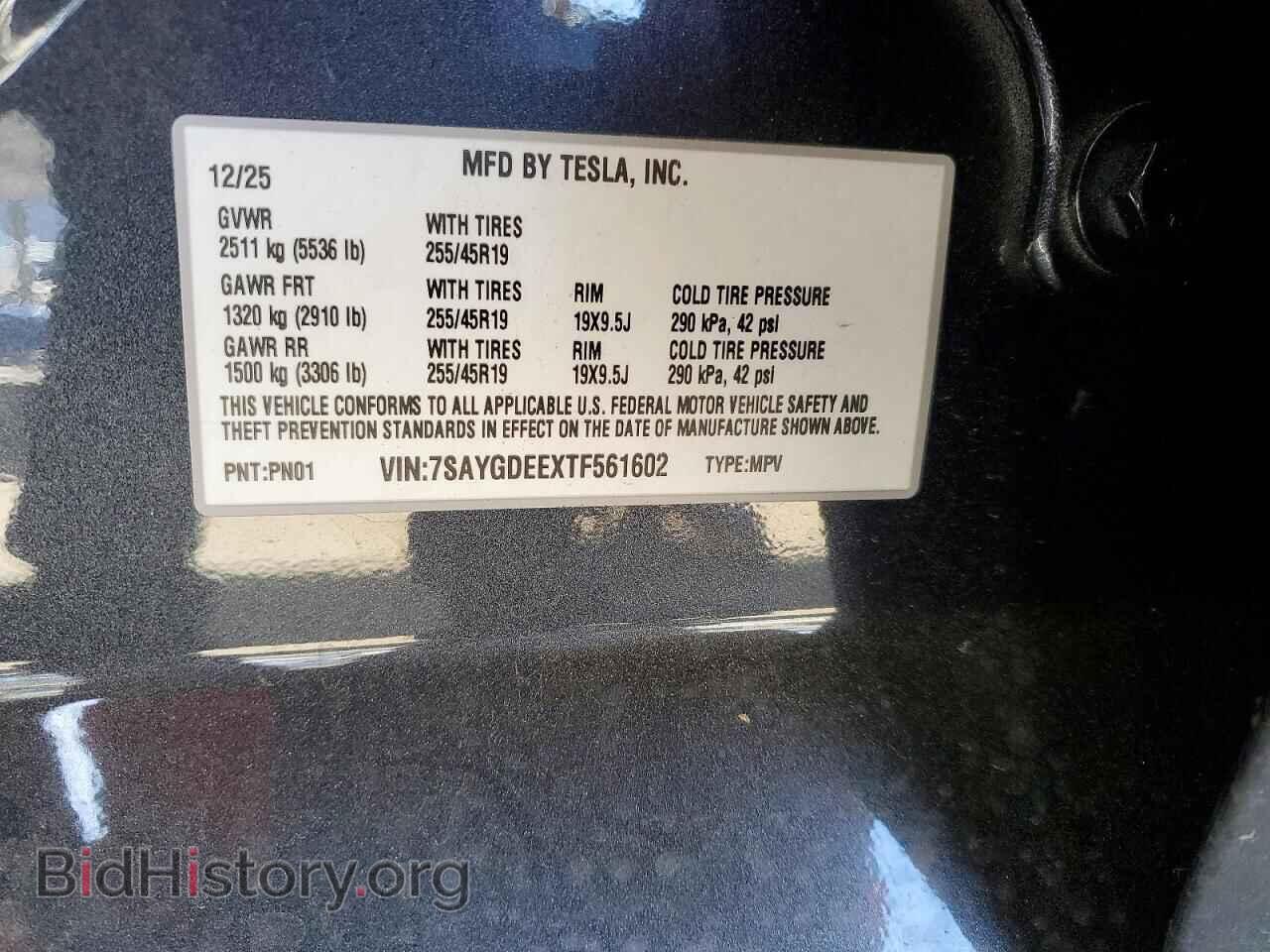 2026 TESLA MODEL Y - VIN: 7SAYGDEEXTF561602 - Фото 13